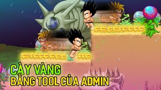 Ngọc Rồng Online - Thử Thách Cầm Nick VIP Dùng Tool Cày Vàng Của Admin Để Treo Trong 24h ?