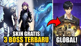 GLOBAL Update! Skin Sung Jinwoo Gratis & 3 Boss Terbaru Kaisel, Baran & Esil | Solo Leveling: ARISE