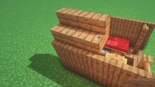 Pengajaran Membangun Minecraft】Tenda Kecil Perkemahan Super Sederhana