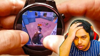 How To PLAY BGMI on SMARTWATCH Gone WRONG !! | BEST Moments in PUBG Mobile