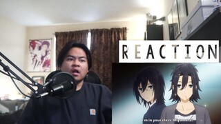 OH NO HE'S HOT!!!!!!! Horimiya Episode 1 REACTION!