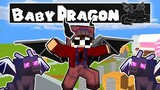 Becoming A BABY DRAGON In Minecraft! (Tagalog)