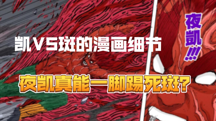 漫画中凯对战斑的细节