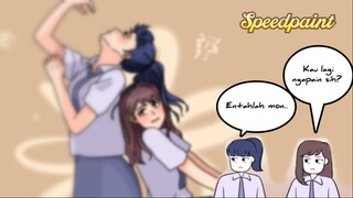 Kelakuan Random Serena dan Si Kalem Monika | Speedpaint