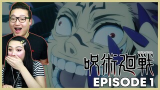 mmmm fingeRRR 🤤👈 | Jujutsu Kaisen Couples Reaction Episode 1