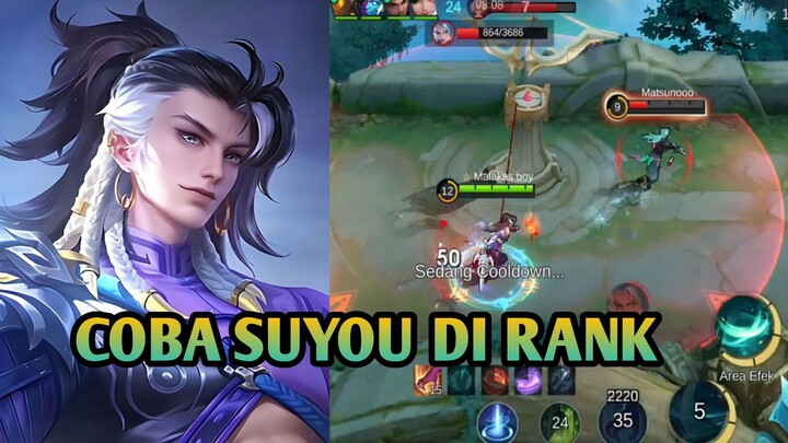 MENCOBA HERO SUYOU DI RANK | MOBILE LEGENDS