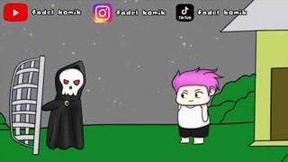 animasi lucu hantu lampor