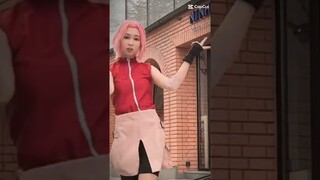 Sakura Dance 👯💃🕺#sakura #sakuraharuno #cosplay #dance #edit #short #naruto