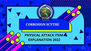 CORROSION SCYTHE PHYSICAL ATTACK BASIC GUIDE 2022 | NEW UPDATE #WeBetterThanMe