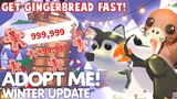 ITS HERE! HOW TO GET GINGERBREAD FAST IN WINTER UPDATE! ADOPT ME CHRISTMAS PETS! GET RICH! ROBLOX