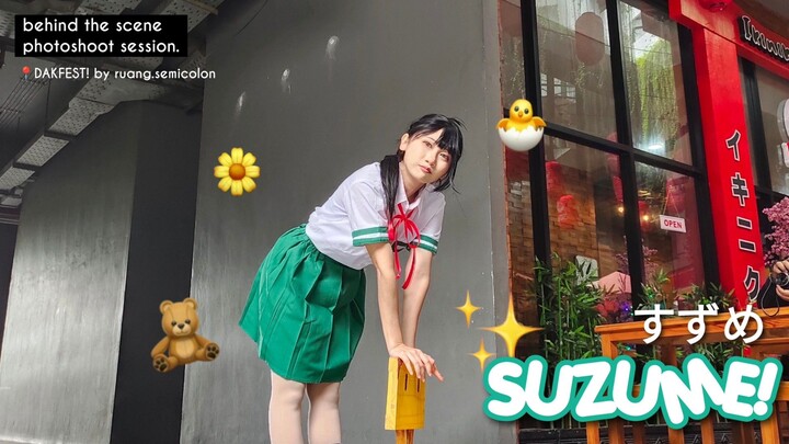 [COSCLIP.] Suzume Behind the Scene Cosplay Photoshoot Session!