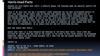 Harris Used Parts