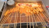 #31- bánh rán nóng + chả cá món ăn đường phố Hàn Quốc # hotteok ~ odeng korea street food