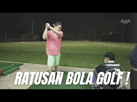 DRIVING GOLF RATUSAN BOLA !