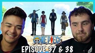 THE WALK!!! | NAMI GETS LUFFY'S HAT! || One Piece Episode 37 + 38 REACTION + REVIEW!