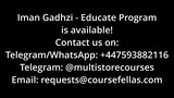 Iman Gadzhi - Educate Course 2024 (Top Quality)