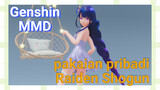 Mengapresiasi pakaian pribadi Raiden Shogun [Genshin, MMD]
