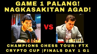 GAME 1 PALANG MAY NAKAUNA NA! Wesley So vs Magnus Carlsen FTX Crypto Cup Finals! Day 1 Game 1