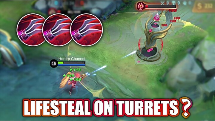 LIFESTEAL EFFECT ON TURRET | BUG OR NEW EFFECT?