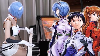 Bạn đã nghe phần trình diễn piano của phiên bản trữ tình của "The Cruel Angel's Action Plan" chưa? | Tân thế kỷ Evangelion | Ru's Piano | Ayanori Racing Suit Ver.