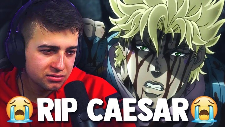 RIP CAESAR😭JoJo's Bizarre Adventure - Reaction - P2 E11 - Young Caesar