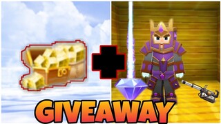 GCUBES + ACCOUNT GIVEAWAY IN SKYBLOCK 😍 -BLOCKMAN GO SKYBLOCK