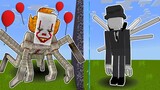 I Cheated in a SPIDER PENNYWISE Mob Battle || Minecraft PE