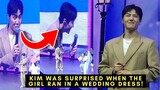 Kim Seon-ho reaction when the girl ran in a wedding dress!
