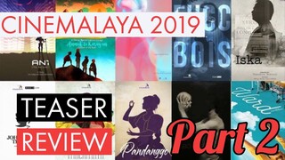 Cinemalaya 2019 - Teasers (Review)