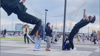 🤩 Aksi Salto bareng Akbar Hasri depan Umum lagi nih!!!😱🔥