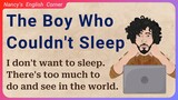 Learn English through Stories Level 1: The Boy Who Couldn't Sleep | English Listening Practice