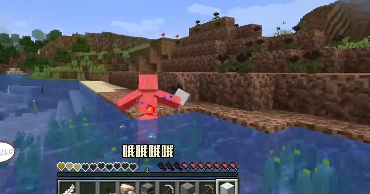 When Minecraft Water Is Nuclear Polluted Toxic How To Live Bilibili