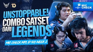 DEBUT PERTAMA EVOS DLAR! | Mic Check MPL ID S10 Week 2 | EVOS LEGENDS