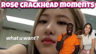 rosé being a chaotic crackhead (funniest moments)| REACTION|