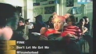 P!nk - Don't Let Me Get Me (MTV Fresh 2001)