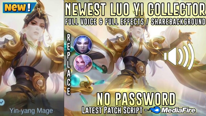 New Luo Yi Elysium Guardian Collector Skin Script No Password | Full Sound & Full Effects | MLBB