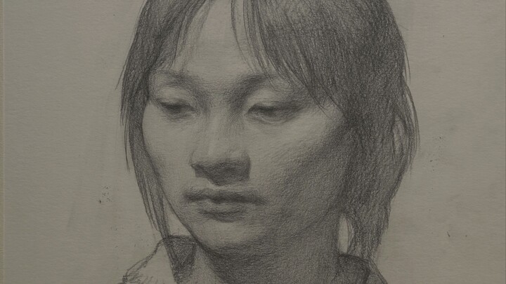 Full Process Of Portrait Sketch