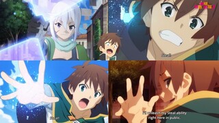 All "Steal!" Moments (Season 01) | KonoSuba Season 01 Moments