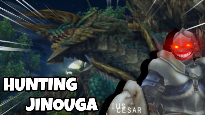 Berburu serigala petir Jinouga - monster hunter portable 3d indonesia