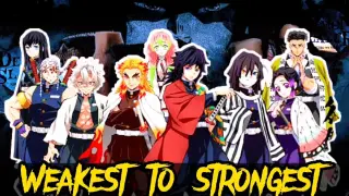 All Present Hashira's/Pillars RANKED from Weakest to Strongest‼️||Tagalog Dub (Demon Slayer/KNY)
