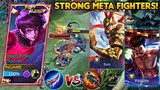 DYRROTH VS STRONG META FIGHTERS | UNDERRATED META DESTROYER IN MYTHIC TIER | BEST BUILD - MLBB