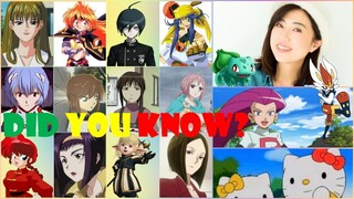 Megumi Hayashibara (Musashi) - Voice acting/seiyuu 林原 めぐみ collection that you might not know!