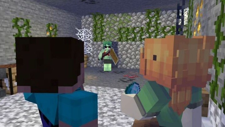 Alex and noob in the caves - minecraft animation #minecraftanimation #minecraft #alexsigiar