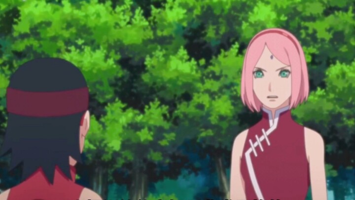 Sakura vs Sarana, Sakura mengatakan level ninjanya, Kakashi harus merayakannya