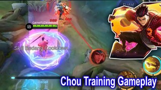 Chou on Training Gameplay New SKIN S.T.U.N. Mobile Legends 515