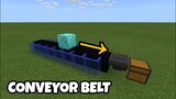 Conveyor Belt using Commands in Minecraft Bedrock!!