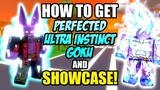 Mastered Ultra Instinct Goku Moveset Full Showcase and How To Get It in Anime Rifts