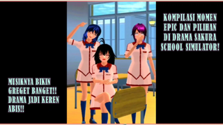 KOMPILASI MOMEN EPIC DAN PILIHAN DI SAKURA SCHOOL SIMULATOR!! BIKIN GREGET BANGET!!!