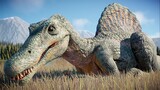 2x TYRANNOSAURUS REX vs 2x SPINOSAURUS (DINOSAURS BATTLE) - Jurassic World Evolution 2