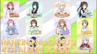 Ranking the Nijigaku's 4th Album (Previews)